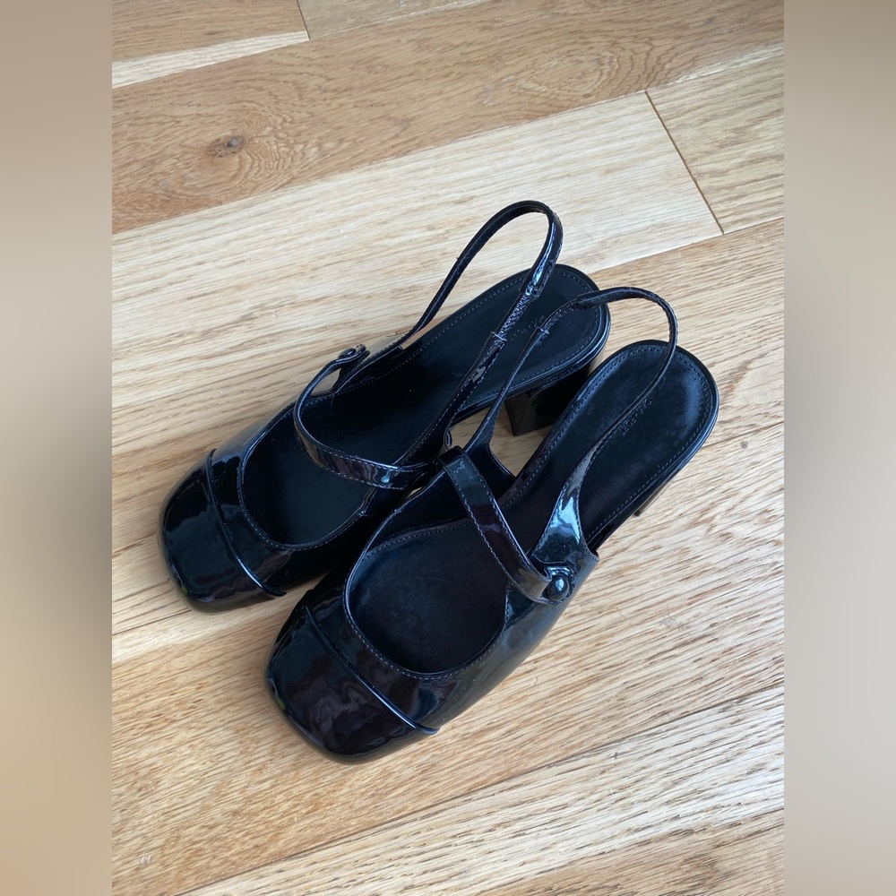 Oak and Fort black Mary Jane shoes